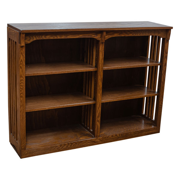 Loon Peak® Wilma 48'' W Solid Wood Standard Bookcase & Reviews Wayfair